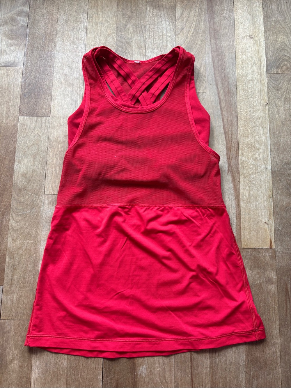 Lululemon Athletica Red Racerback Tank Top